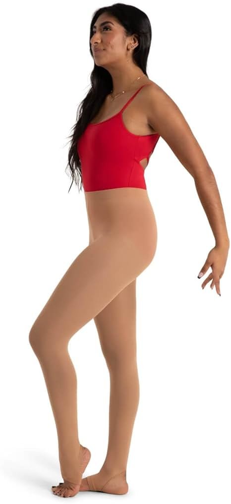 Capezio womens Ultra Soft Self Knit Waistband Stirrup TightTight - Product Image