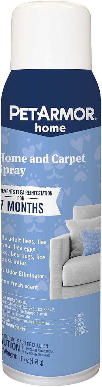 PETARMOR Home and Carpet Spray for Fleas and Ticks, Protect Your Home From Fleas and Eliminate Pet Odor, 16 Ounce - Product Image