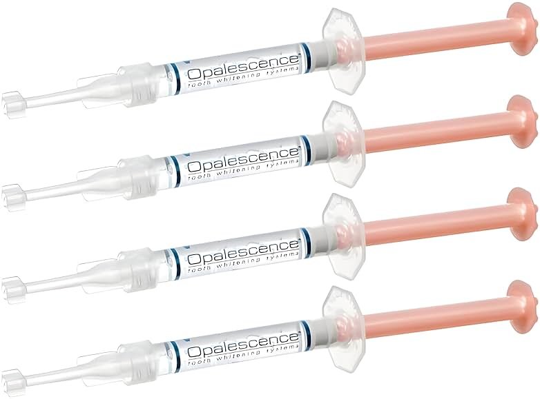 Opalescence 35% Gel Syringes Teeth Whitening - Refill Kit (4 Syringes Total) Carbamide Peroxide. Made by Ultradent, in Melon Flavor. Tooth Whitening Refill Syringes 5404-2 - Product Image