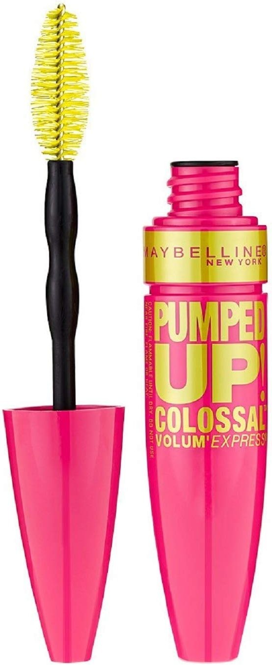 Maybelline Volum' Express Pumped Up! Colossal Washable Mascara, Classic Black [213] 0.33 oz (Pack of 2) - Product Image