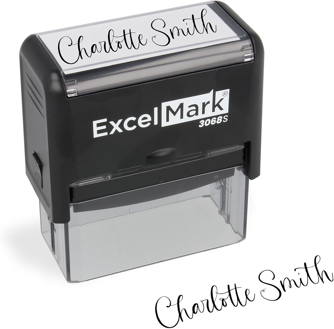ExcelMark Custom Signature Stamp - Self Inking - Extra Large - Product Image