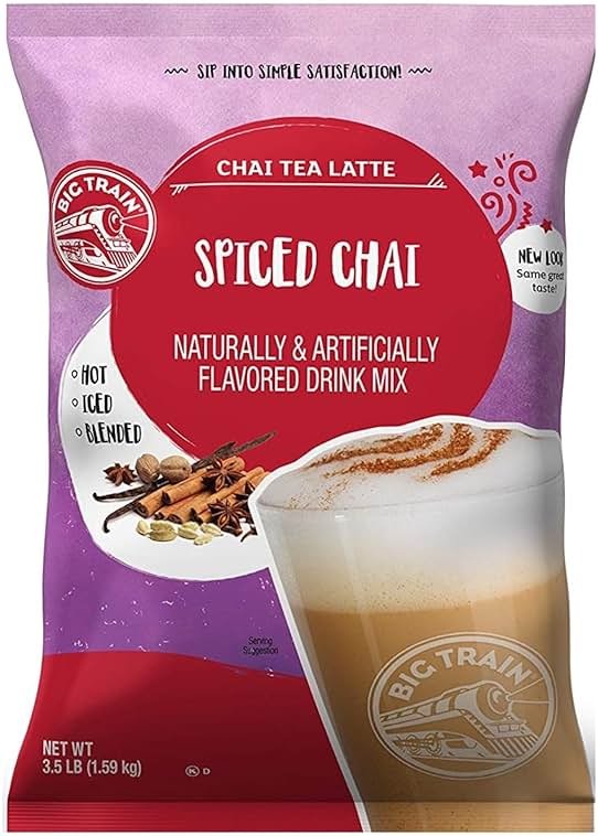 Big Train Spiced Chai Tea Latte Beverage Mix, 3.5 Pound (Pack of 1) - Product Image