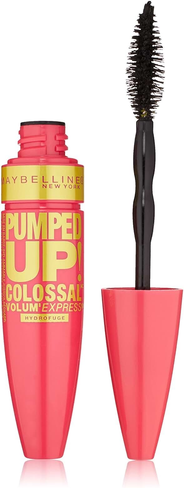 Maybelline Volum' Express Pumped Up! Colossal Waterproof Mascara, Classic Black, 0.32 fl. oz. - Product Image