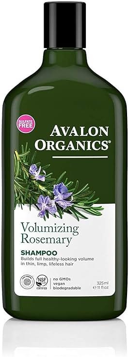 Avalon Organics Shampoo, Volumizing Rosemary, 11 Oz - Product Image