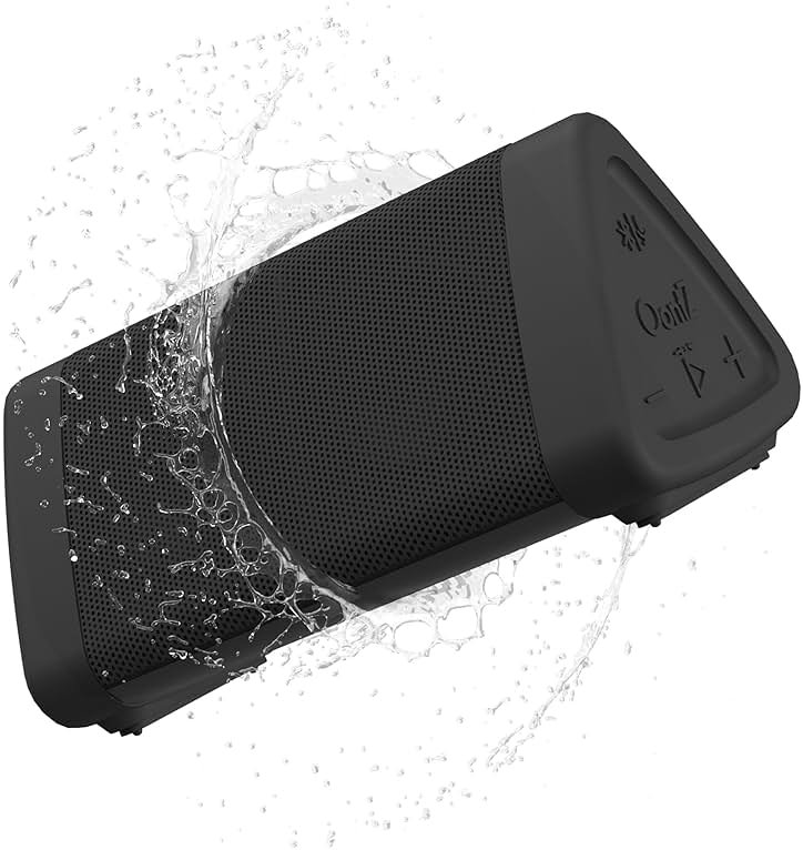 OontZ Angle 3 (4th Gen) – Portable Bluetooth Speaker, 12W Stereo Sound, 24 Hour Playtime, Rich Bass, 100 Foot Wireless Range, Waterproof, Home, Outdoor, Travel, Great Gift (Black) - Product Image