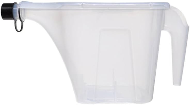More Birds 3-in-1 Super Tote - 5 lb Capacity Container with Tapered Pour Spout, Easy Grip Handle & Stackable Design, Portable Seed Holder & Dispenser for Backyard Birding and Wildlife, 100-SF-TOTE - Product Image