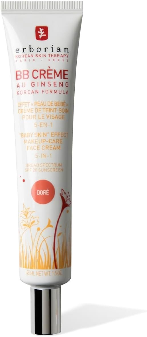 Erborian BB Cream Matte Beauty Balm SPF 20, Tone-Evening Korean Skincare Makeup Hybrid, Moisturizes & Conceals, Buildable Coverage, Natural Finish - Product Image
