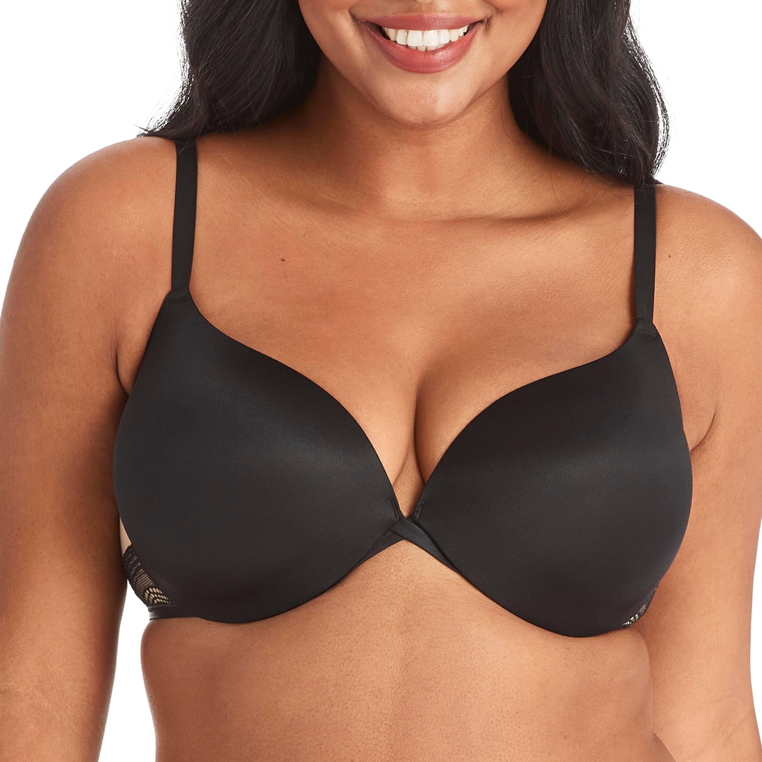 Maidenform Women's Push-Up Bra, Love The Lift Lace Demi Push-Up Bras for Women, Smoothing, Underwire, Convertible Straps - Product Image