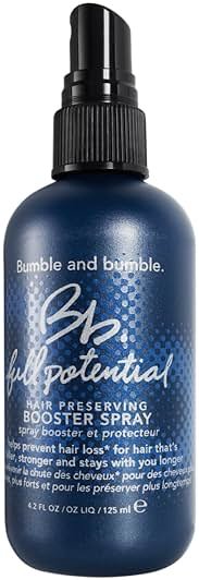 Bumble and bumble. Full Potential Hair Preserving Booster Spray Mist | Strengthens and Promotes Elasticity | Fuller, Stronger | For Breakage Prone and Thinning Hair Types, 4.2 Fl Oz - Product Image