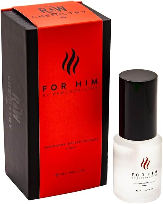 RawChemistry For Him Pheromone Infused Cologne Oil Concentrate 1 oz – Bold Long-Lasting Men's Fragrance – Alcohol-Free, Travel Size Gift - Product Image