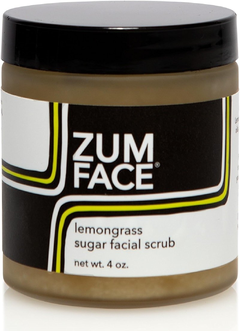 Indigo Wild Zum Face Sugar Facial Scrub - Natural Sugar Scrub - Soothing Facial Exfoliator with Jojoba Oil, Coconut Oil & Olive Oil - Lemongrass - 4 oz - Product Image