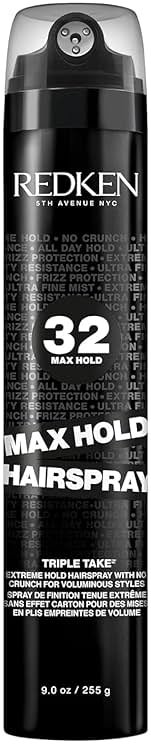 Redken Extreme High Hold Max Hold Hairspray 32 For All Hair Types - Long-Lasting Lift & Body, All-Day Style Control With a Dry Finish, 24h Humidity Resistance - Product Image
