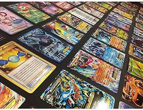 Pokemon TCG : 100 Card LOT Rare, COM/UNC, Holo & Guaranteed EX, MEGA OR Full Art, - Product Image