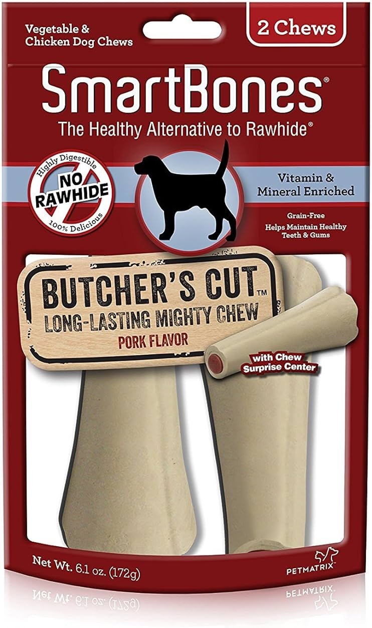Smartbones Butcher'S Cut Long-Lasting Mighty Chew For Dogs, Large, 2 Pack - Product Image