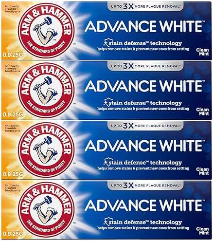 Arm and Hammer Advance Whitening Toothpaste .9 Oz Travel Size 4 Pk. - Product Image