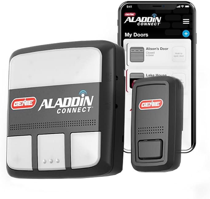Genie Aladdin Connect Smartphone Garage Door Opener – Monitor, Open & Close Your Garage Door from Anywhere Using Your iPhone or Android Device - Product Image