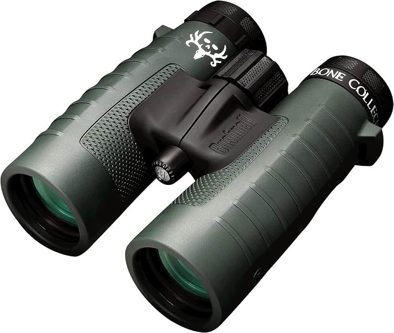 Bushnell Binocular Bundle: Trophy XLT 10x42 Binoculars (Bone Collector Edition) + Deluxe Binocular Harness - Product Image