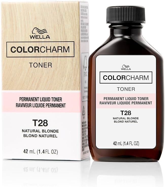 COLORCHARM Permanent Liquid Hair Toners | Neutralize Brass | Healthy-Looking Blondes Tones | Vegan & Free of Parabens - Product Image
