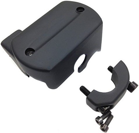 HTTMT MT262-001- Black Front Brake Fluid Master Cylinder Cover Compatible with V-Star 650/1100/950/1300 (1998-2013) - Product Image