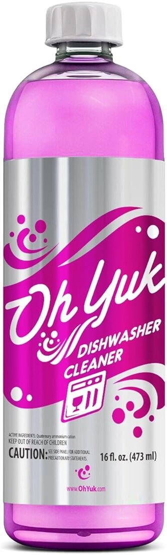 Oh Yuk Dishwasher Cleaner, Descaler, And Deodorizer – Removes Grease, Odors, And Buildup – Natural Orange Scent – Septic Safe Formula For A Fresh Dishwasher – Deep Cleans All Machine Models – 16 Fl oz - Product Image