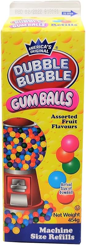 Dubble Bubble Gumballs, 20oz Carton (1) - Product Image