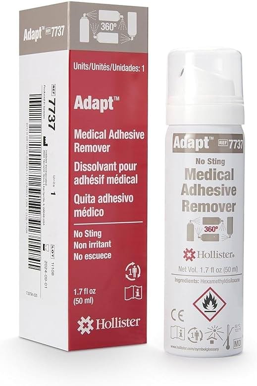 Hollister 7737 Adapt Medical Adhesive Remover Spray, 1.7 oz. – Adhesive Remover for Skin, Medical Supplies - Product Image