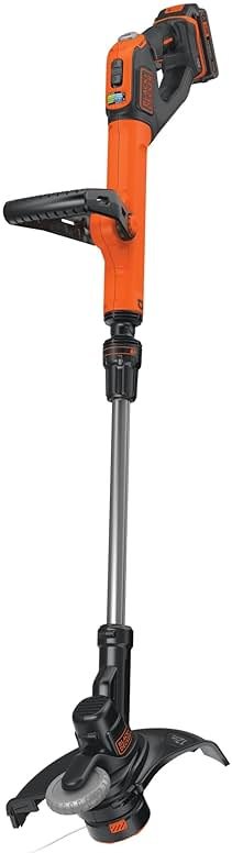 BLACK+DECKER 20V MAX Cordless String Trimmer and Edger, 12 Inch Weed Eater, 2-Speed Control Weed Wacker, 2 Batteries, Charger and Spool Included (LSTE525) - Product Image