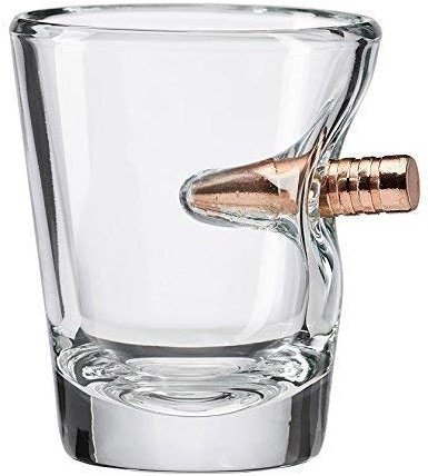 BenShot Shot Glass with Real .308 Bullet - 2oz | Made in the USA - Product Image