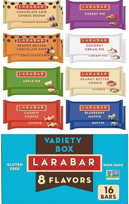 Larabar Fruit and Nut Bars Variety Pack, Gluten Free and Vegan, 26.4 oz, 16 Ct - Product Image
