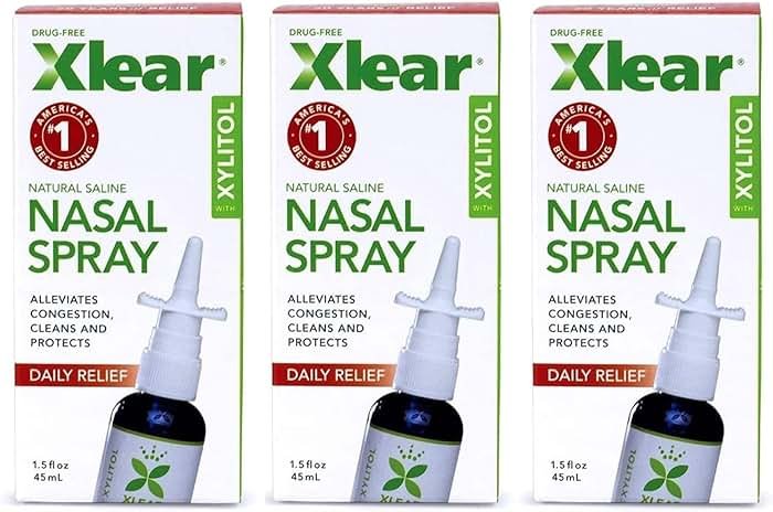 Xlear Natural Nasal Spray with Xylitol, 1.5 fl oz (Pack of 3) - Product Image