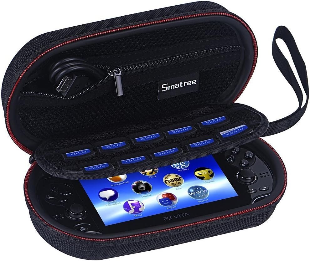 Smatree P100 Carrying Case Compatible for PS Vita, PS Vita Slim,PSP 3000(Without Cover) (Not Fit with PS Vita PCH 2000!)(Console and Accessories NOT Included) - Product Image