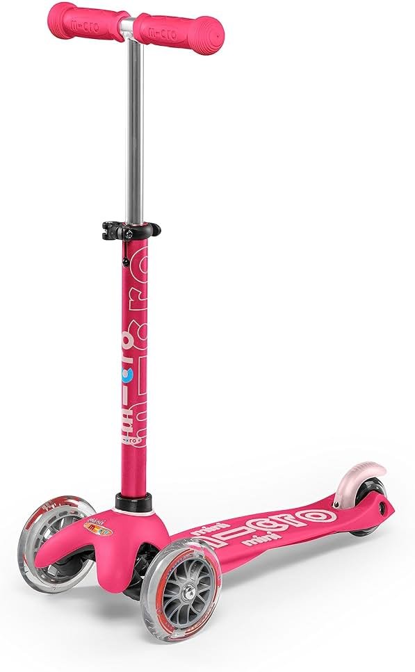 Micro Kickboard | Mini Kids Scooter for Ages 2-5 | Children up to 110 lbs | 3 Wheel Lean-to-Steer Design | Adjustable T Bar | Smooth Ride PU Wheels | Swiss Design - Product Image