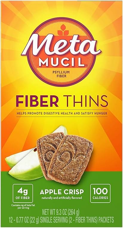 Metamucil Fiber Wafers Apple Crisp 24 Each (Pack of 2) - Product Image