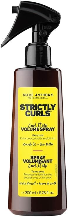 Marc Anthony Curl It Up Volume Boost Spray, Extra Hold, Strictly Curls - Avocado Oil & Shea Butter Enhances with a Soft Finish Paraben-Free, Sulfate-Free, Phthalate-Free - Product Image
