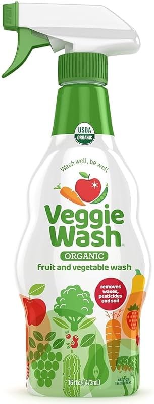 2 Pack Veggie Wash Organic Fruit and Vegetable Wash, 16 Fluid Ounce - Product Image