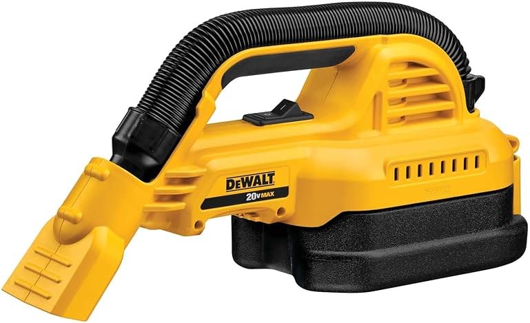 DEWALT 20V MAX Hand Vacuum, Cordless, for Wet or Dry Surfaces, 1/2-Gallon Tank, Washable Filter, Portable, Bare Tool Only (DCV517B) - Product Image