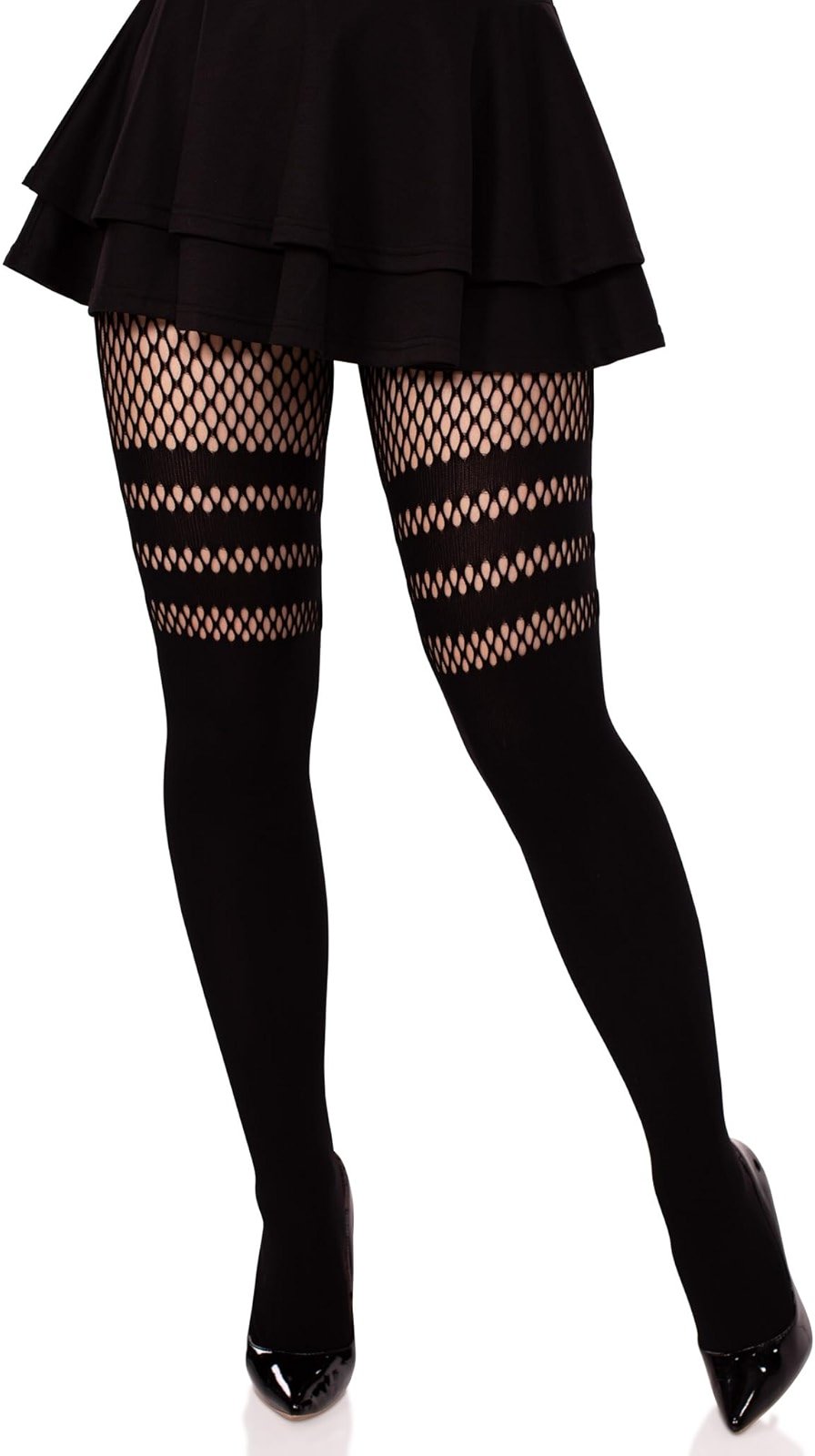 Leg Avenue Women's Dark Alternative Fishnet Tights - Product Image
