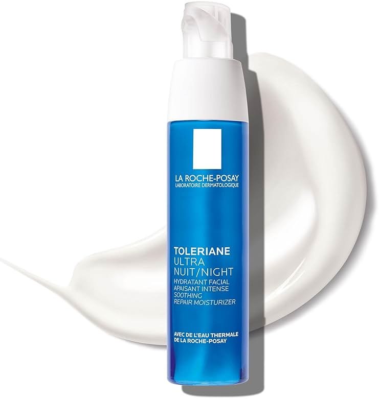 La Roche-Posay Toleriane Dermallergo Night Cream for Face, Intense Soothing Moisturizer with Vitamin E, Allergy Tested, for Sensitive Skin, Formerly Toleriane Ultra Night - Product Image