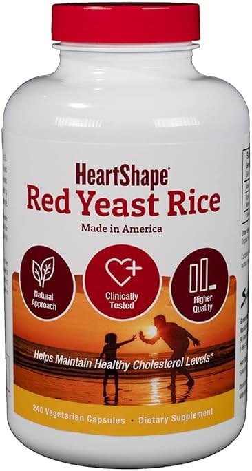 HeartShape Red Yeast Rice 240 Count (Pack of 1) - Product Image