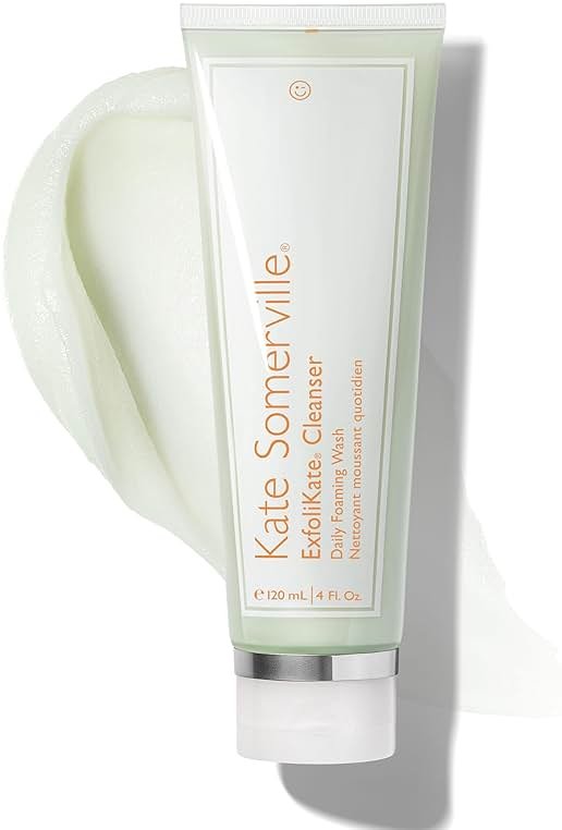 Kate Somerville ExfoliKate Cleanser – Daily Exfoliating Foaming Face Wash – Clinically Formulated Glycolic Acid and Lactic Acid Gentle Facial Scrub - Product Image