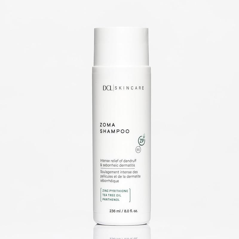 DCL Skincare Zoma Dandruff Control Shampoo with Zinc Pyrithione for Dry, Flake-Prone Scalp, 8 fl oz - Product Image