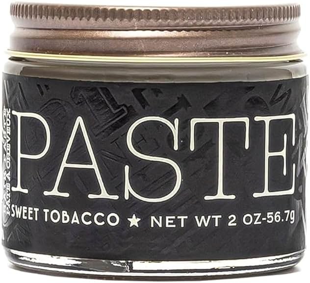 18.21 Man Made Hair Styling Product, 2oz. Original Sweet Tobacco Scent in Paste with Natural Shine Finish - Product Image