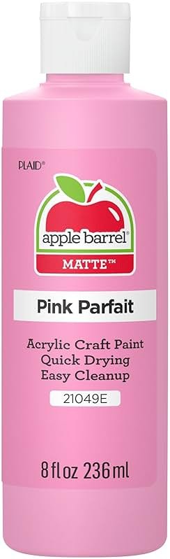 Apple Barrel Acrylic Paint (8 Ounce), Pink Parfait, 8 Fl Oz-Pack of 1 - Product Image