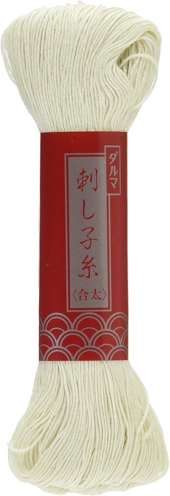 Sashiko Thread JUMBO Skein, 100 meters - Color #102 "Natural" - Japanese Quilting & Embroidery - Product Image