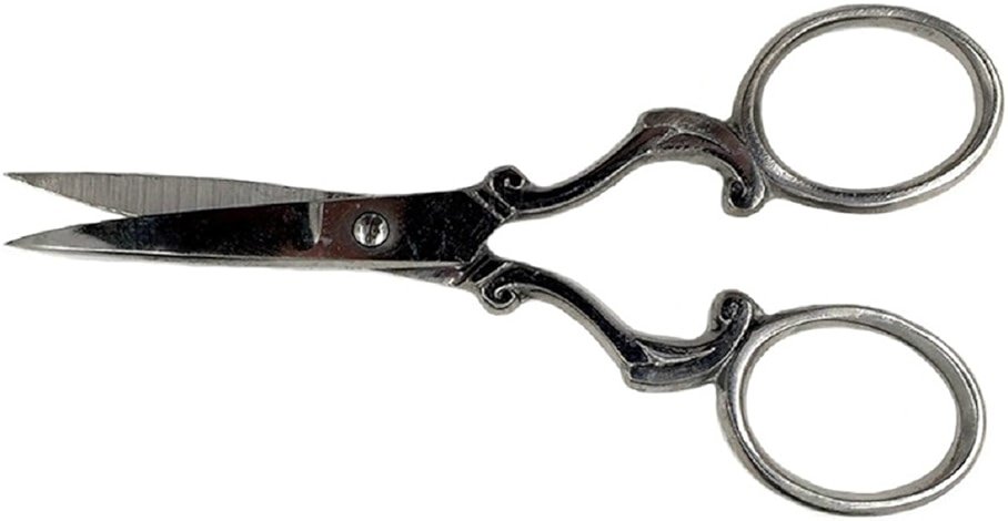 Badass Beard Care Beard & Mustache Stainless Steel Trimming Scissors For Men - Extremely Sharp and Durable (Silver) - Product Image