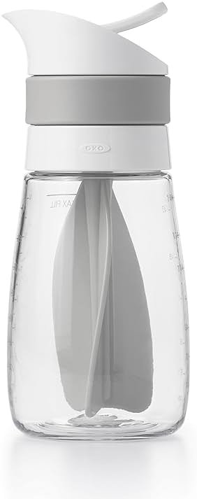 OXO Good Grips Twist & Pour Salad Dressing Mixer, Gray - Product Image
