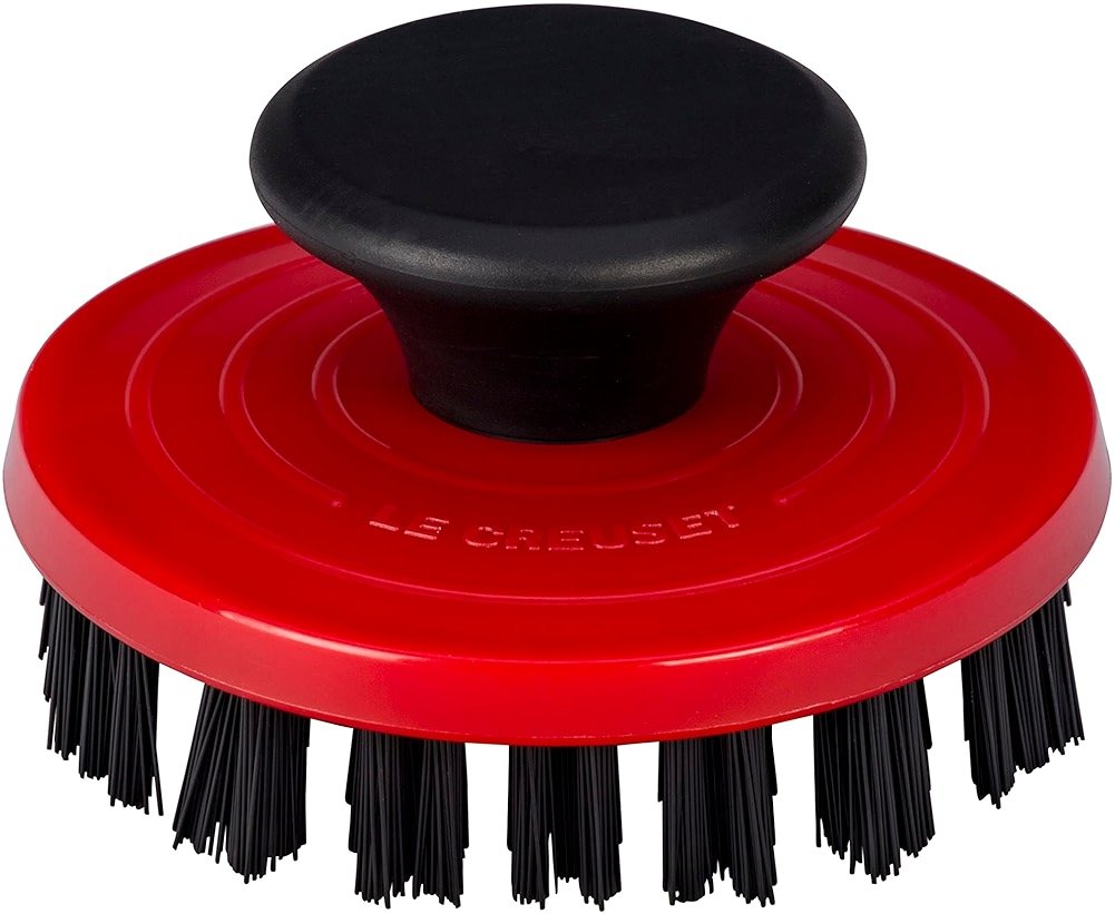 Le Creuset Nylon Brush, 3 1/4", Cerise - Product Image