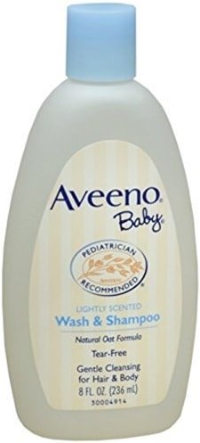 AVEENO Baby Wash and Shampoo 8 oz (4 Pack) - Product Image