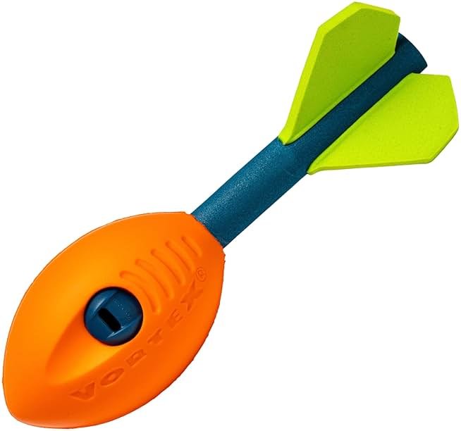 NERF Vortex Mini Aero Howler Foam Football - NERF Soft Mini Vortex Football for Long-Distance Throws - Perfect for Pool + Beach Ball - Kids Aero Howler Whistle Foam Ball - Product Image