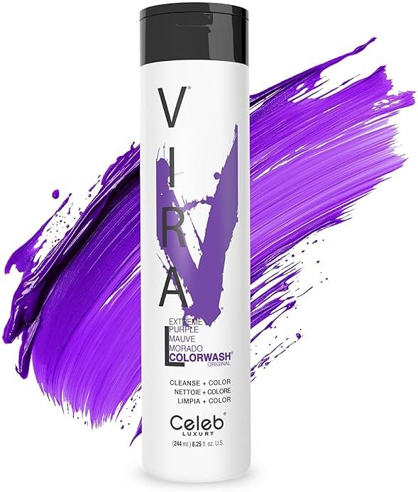 Celeb Luxury Colorwash Color Depositing Shampoo - Color Refresher, Vegan Hair Dye, Bondfix Bond Rebuilder, Viral and Gem Lites - Product Image